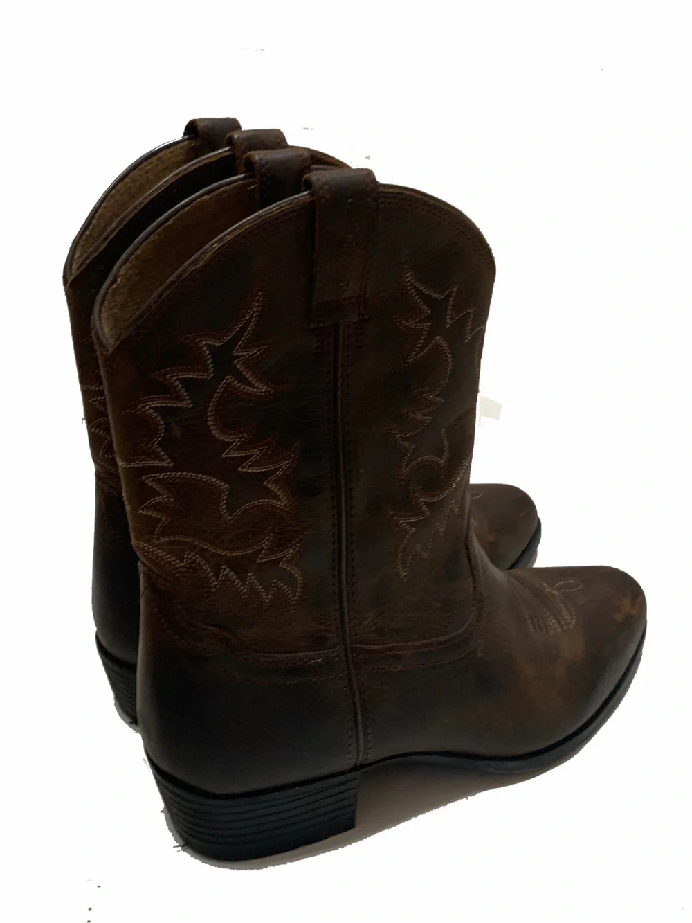Ariat Brown Kids Western Pull-On Cowboy Boots